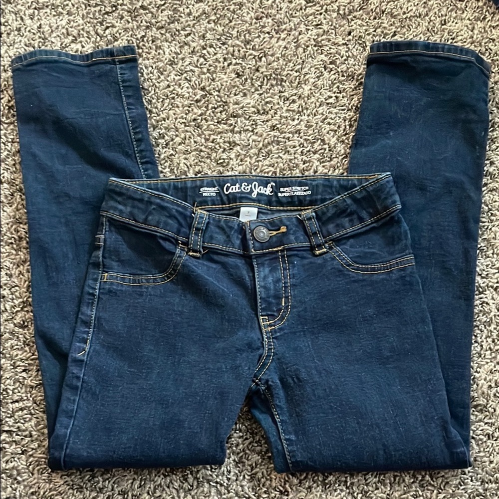 Cat & Jack Kids' Dark Blue Jeans